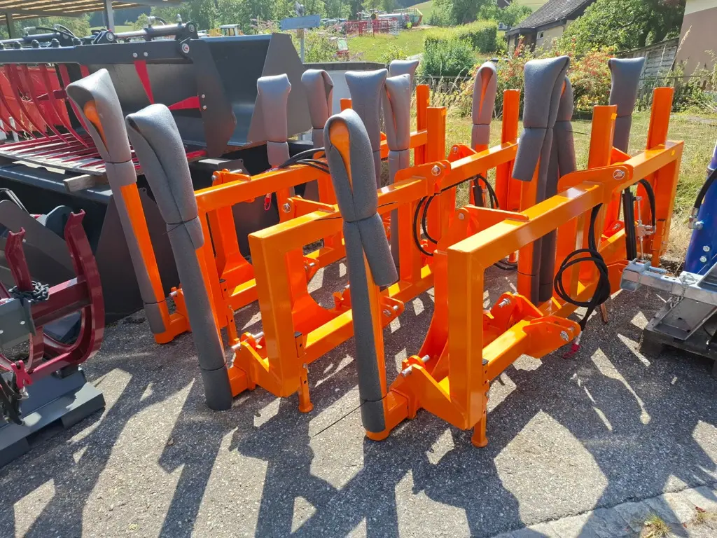 Ballentransportgabel Doppelrahmen Ballengabel hydraulisch