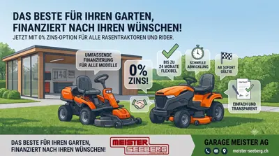 Rasentraktor finanzieren
