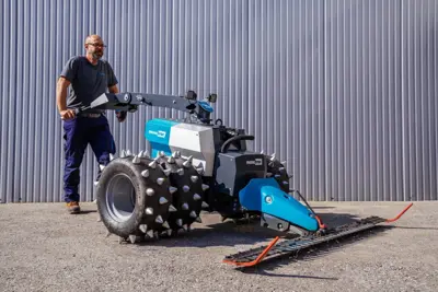 Monoaxe electrique elektrische Einachser Monotrac