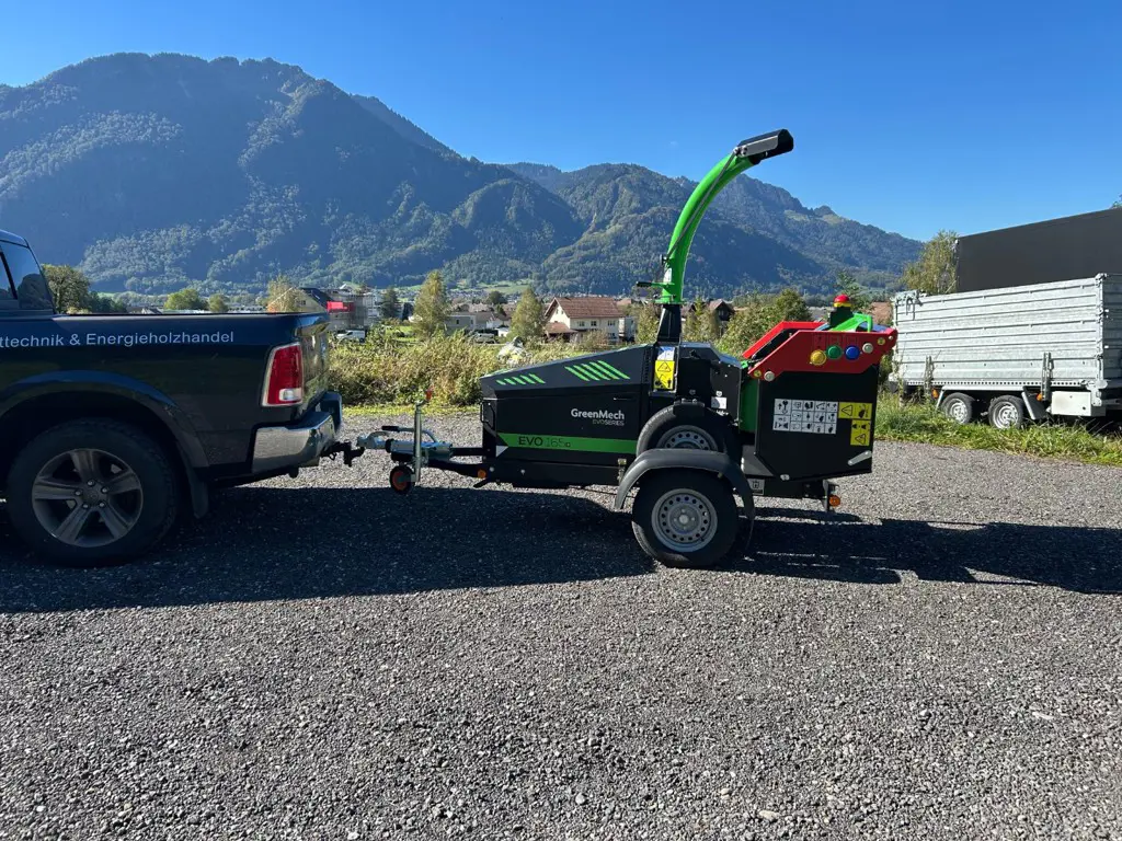 GreenMech EVO 165P Anhängerhäcksler (Benzin)
