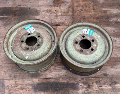 2 Felgen zu Aebi Transporter TP 20