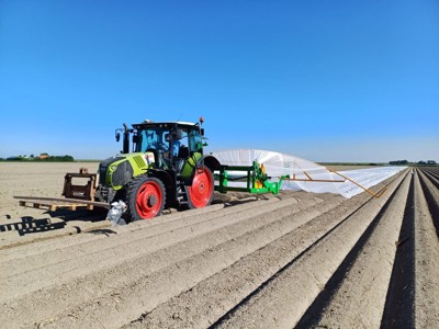 M.O.M Vlies-Verlegemaschine