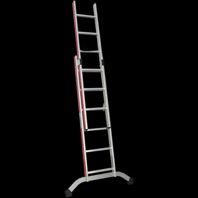 Leitern 2-teilig, 2 X 6 Sprossen