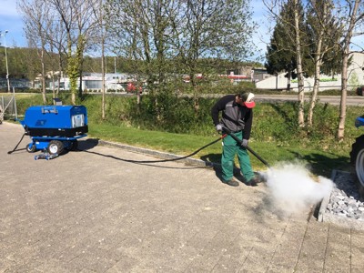 Heisswasser-Unkrautvernichter STEAM, Selbstfahrend