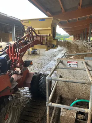 Einstreugerät/Einstreuschaufel, verschiedene Modelle/Pailleuse