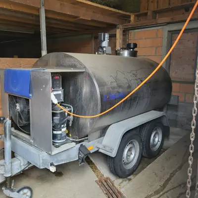 Milchtank fahrbar