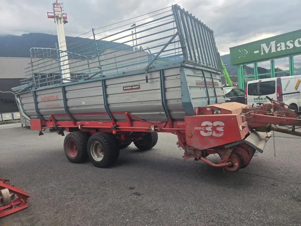 Ladewagen Mengele LW 370 Quadro/ Einleiter Öl/Gefedert