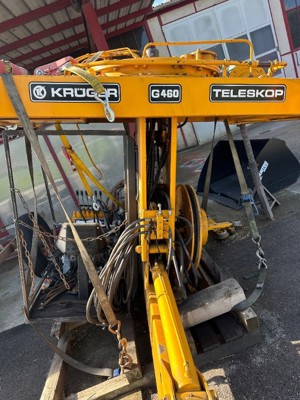 Griffe à fourrage télescope