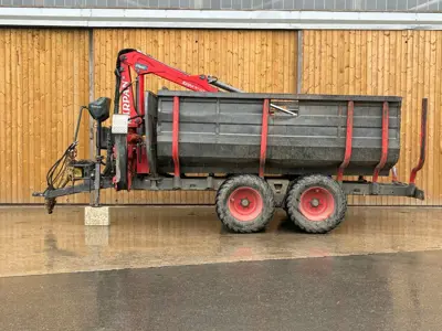 Krpan GP12 D mit 8.4m Kran + Funk