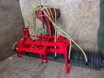 Übersaatgerät Krummenacher, Cambridgewalze 3m