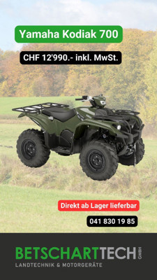 Yamaha Kodiak 700 Quad/ATV - Demofahrzeug