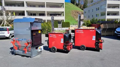 Warmluftofen Heutrocknung