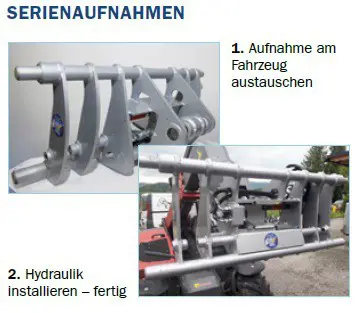Schnellwechsler Mösl Weidemann 4512 Euro8 Aufnahme