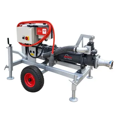 Schneckenpumpe Rota 800 mit 20 PS Elektromotor und Agropilot