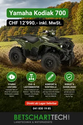Yamaha Kodiak 700 Quad/ATV - Demofahrzeug