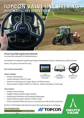 TOPCON VALUE LINE AUTOMATISCHES LENKSYSTEM