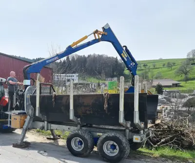 Bindenberger Kranwagen RW 10 Alpine Forstanhänger