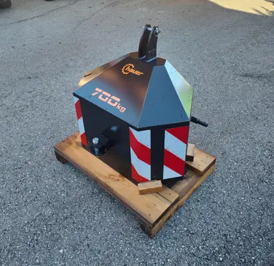 Dreipunktgewicht 700 kg