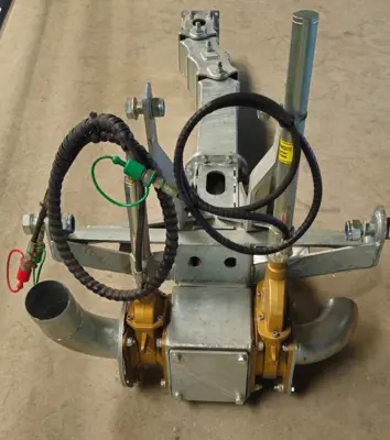 Einlaufrohr BeTEC mit hydraulischen Schieber