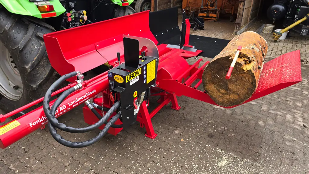 Waagrechtspaltmaschine GROWI "Die SCHNELLEN"