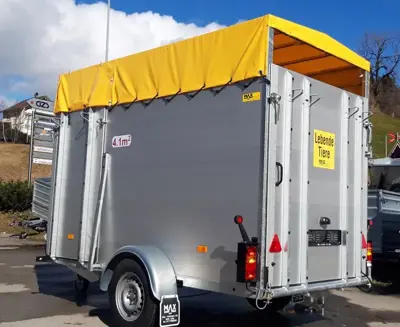 Max- ALU Viehanhänger / Viehwagen 4.1m