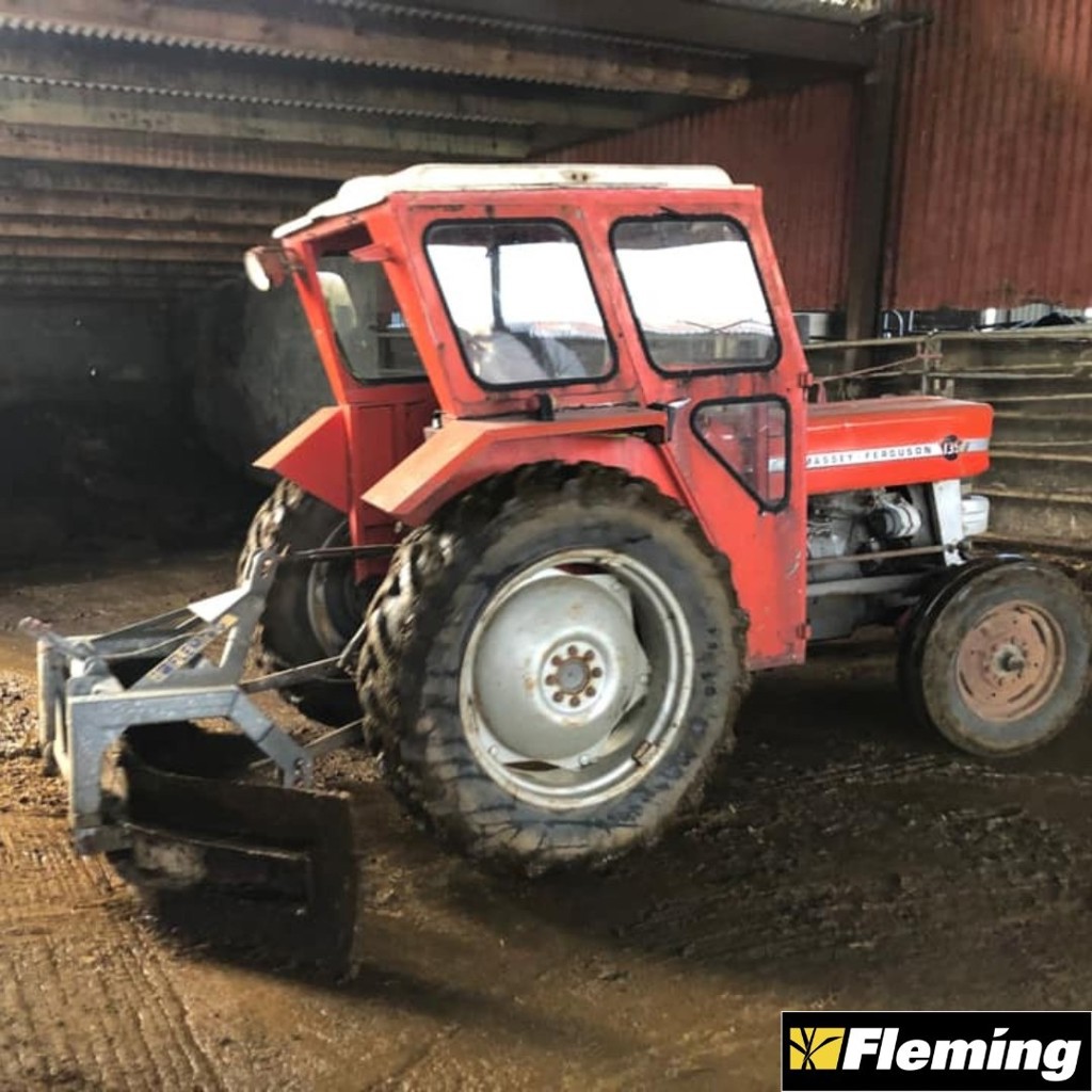 Gummischieber Typ Vario, umstellbar von Zug-auf Schubbetrieb/Racleur Vario