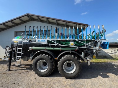 Pumfass 12'500 l  inkl. 12 m BOMECH  Schleppschuh