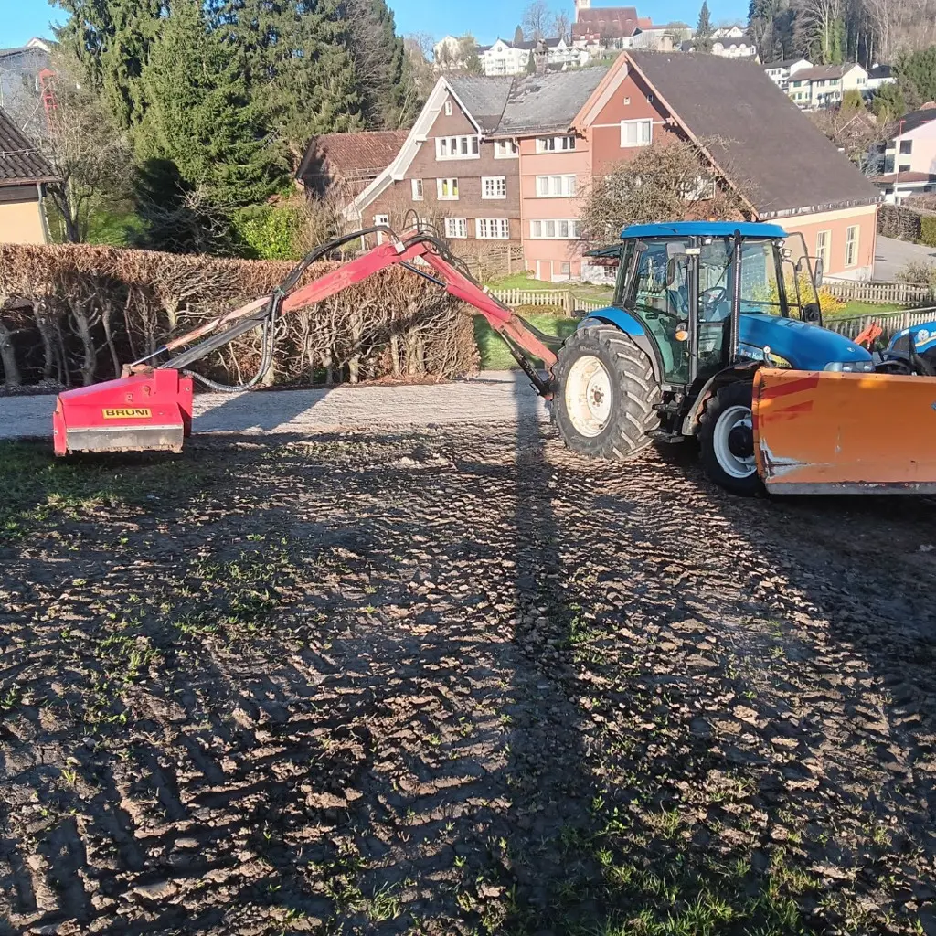 New Holland TD5050 Böschungsmulcher Schneepflug