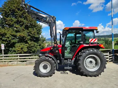 Traktor Case JX1070U Turbo mit Frontlader und Dopp