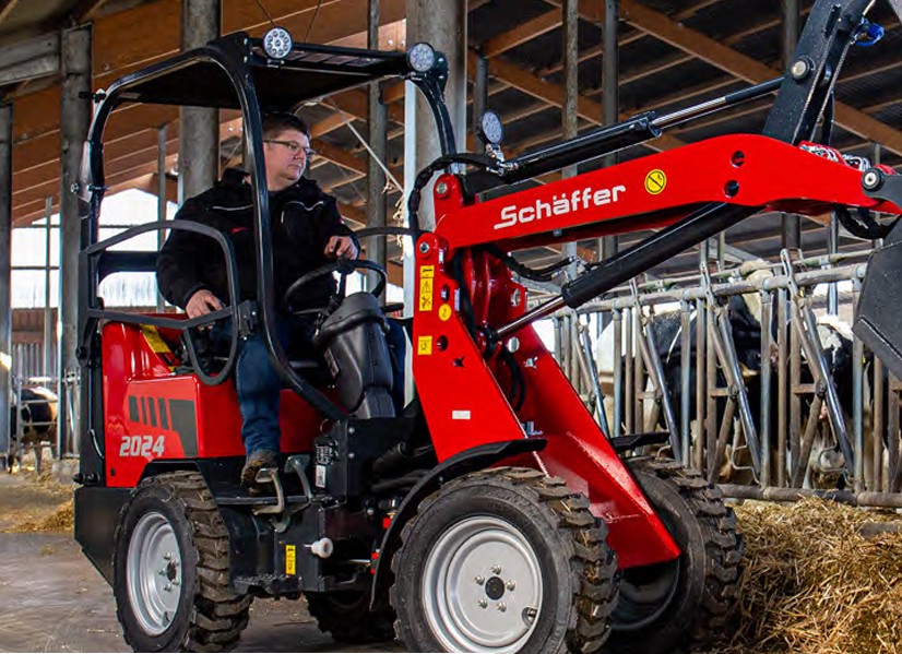 Hoflader Schäffer 2024 Hoftrac Kompaktlader Hofschlepper Radlader Stapler