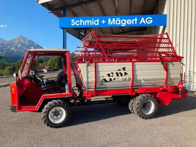 Aebi TP 47s Transporter mit Ladewagen LD 31