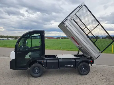 Elektrofahrzeug Goupil G4 / Lithium Batterie / Kippbrücke