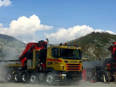 Scania LKW Fassi Kran Spezialkran