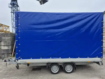 Anhänger Hochlader Humbaur HT 3500 / Blachenaufbau