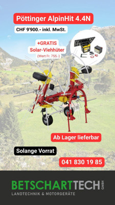 Pöttinger AlpinHit 4.4N (+GRATIS Solar-Viehhüter)