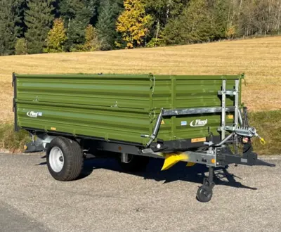 35 % Rabatt auf neuen Kipper Fliegl EDK60 / 2x50cm