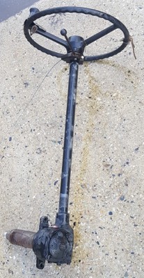 AEBI Lenkrad + Lenkstock + Lenkgetriebe zu TP 35