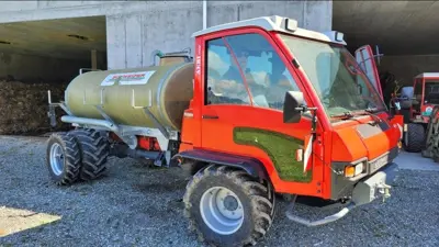 Schweizer Pumpfass 3000 lt auf Aebi