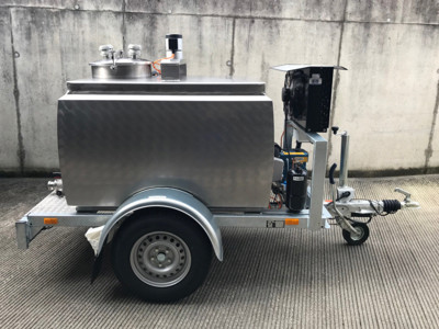 fahrbarer Milchkühltank 870 Liter