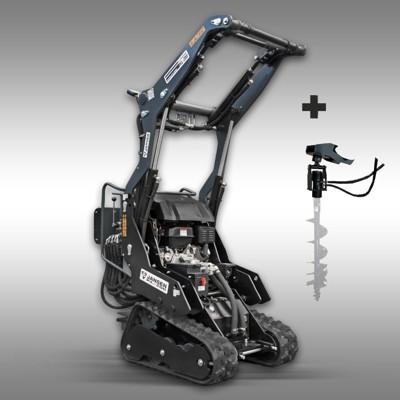 Kompaktlader Jansen KL-200 mit hydr. Erdbohrgerät