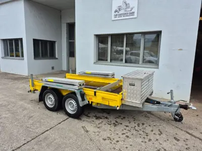 Anhänger Boro BR2 Maschinentransporter mit Rampen