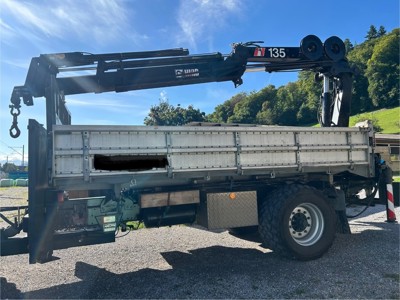 3 Seiten Kipper mit Kran