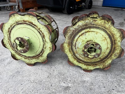 Aebi, Räder Gitterrad, 4.00-8 mit Flansch