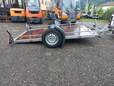 Absenkanhänger DALTEC Cargo 13 frische MFK Smart PW Anhänger , Autoanhänger , Tieflader , Plattformanhänger , Sachentransportanhänger