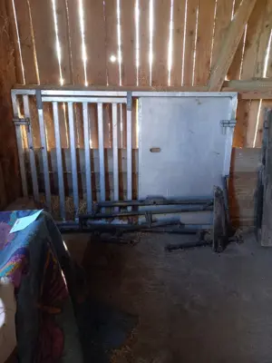 Absperrwand Viehwagen/ 3erWaage Pferdewagen