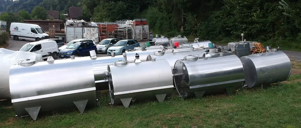 Milchtanks divers. von 500L - 6000L