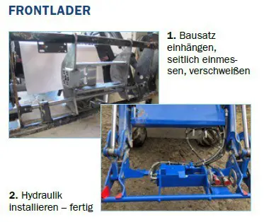 Mösl Schnellwechsler Bausatz für Frontladeraufbau