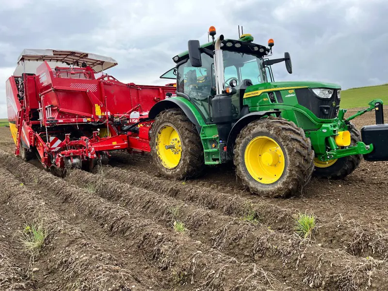 John Deere Radsatz zu 6R 150 mit VF-Reifen