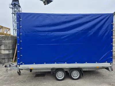 Anhänger Hochlader Humbaur HT 3500 / Blachenaufbau