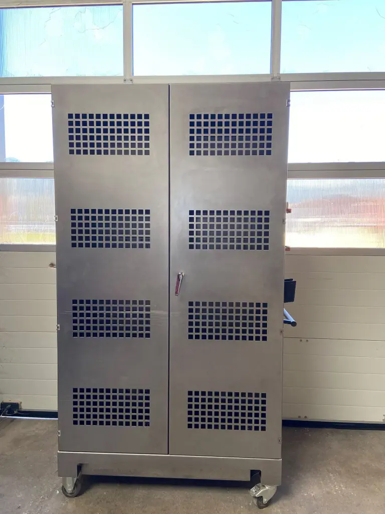 Massiver Edelstahl-Umweltschrank mit Rollen